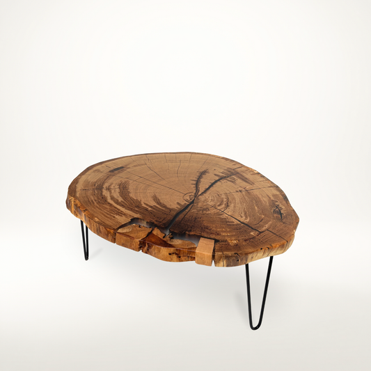AX373 tölgyfa dohányzóasztal 89cm