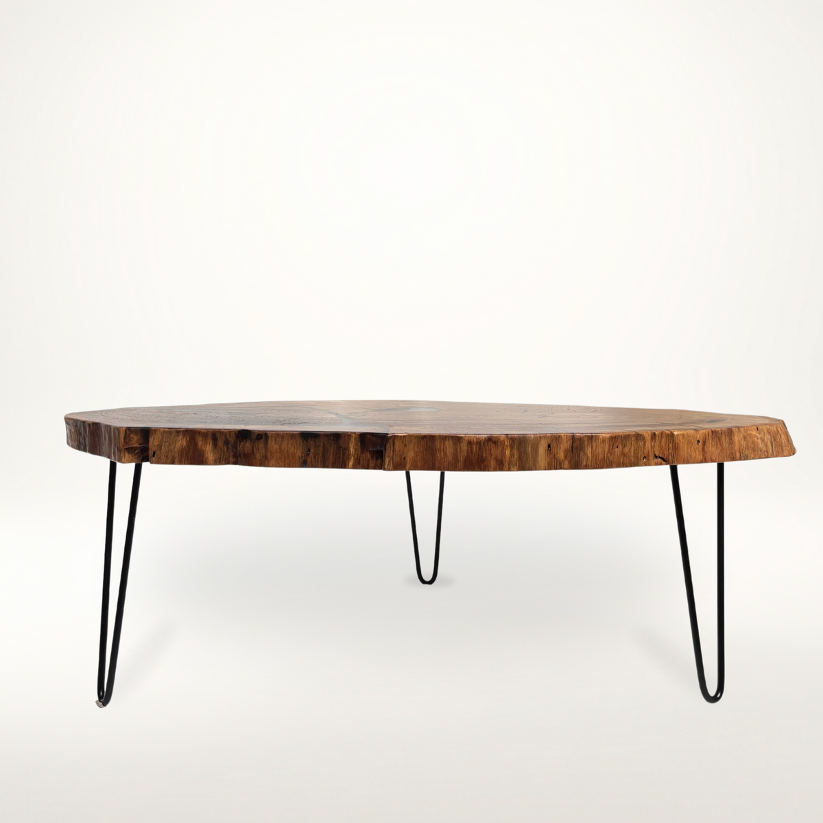 AX355 110 cm-es tölgyfa dohányzóasztal